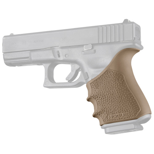 Hogue HandAll Beavertail Grip Sleeve for Glock Gen 3 & 4 9mm, 357 Sig, 40 S&W, and 45 GAP in Flat Dark Earth