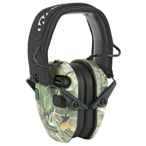 Walker's Razor SLM Electronic Earmuff in Camo - Enhanced Shooting Hearing Protection