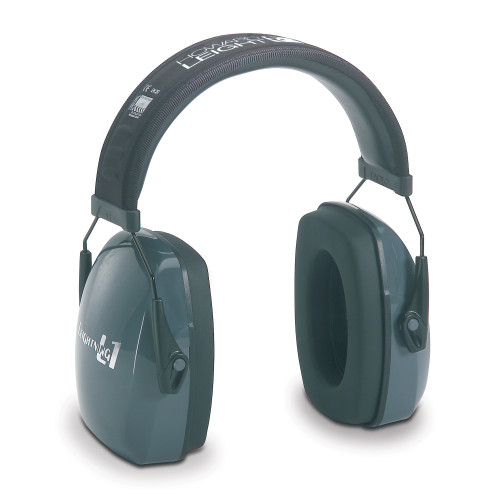Howard Leight Leightning L1 Steel Wire Earmuffs with Air Flow Control Technology - Gray