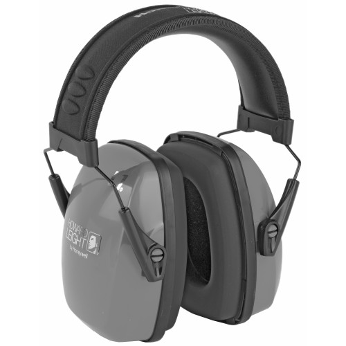 Howard Leight Leightning L1 Steel Wire Earmuffs with Air Flow Control Technology - Gray