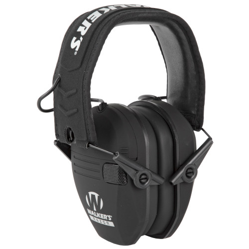 Walker's Razor SLM Electronic Earmuff Black - Advanced Hearing Protection for Shooting and Hunting