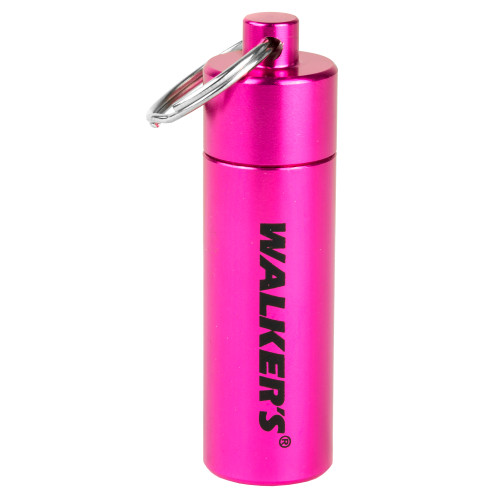 Walker's Pink Foam Ear Plugs with Case - Hearing Protection for Shooting and Safety