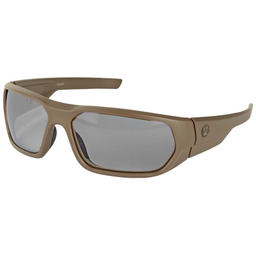 Magpul Industries Radius Ballistic Safety Glasses in Flat Dark Earth with Gray Lenses