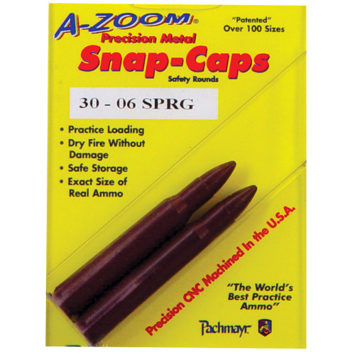 A-Zoom 30-06 Springfield Snap Caps * Precision Aluminum Dummy Rounds for Safe Training and Function Testing
