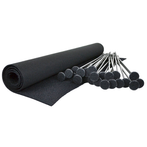 Gun Storage Solutions GSS RIFLE ROD/FABRIC KT 15X30 20PK * Versatile Black Rifle Storage Rods