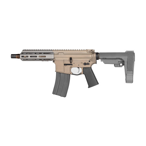 Q Sugar Weasel 300 Blackout 7-Inch Pistol with Pistol Brace * Flat Dark Earth