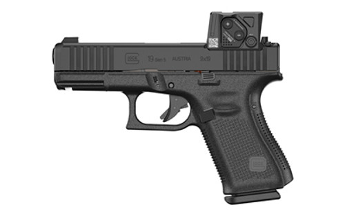 GLOCK 19 M.O.S. 9mm Compact Pistol with Aimpoint COA Red Dot Sight Bundle