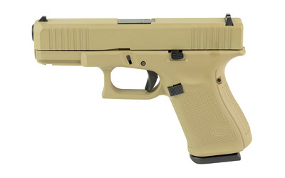 GLOCK 19 Gen5 9mm Pistol with 15-Round Capacity in Coyote Tan - Model PA195S204-CT