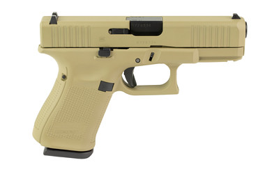 GLOCK 19 Gen5 9mm Pistol with 15-Round Capacity in Coyote Tan - Model PA195S204-CT