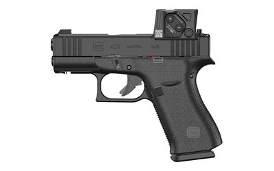 GLOCK 43X 9mm Sub-Compact Pistol with Aimpoint COA Optic - Model 43X M.O.S.