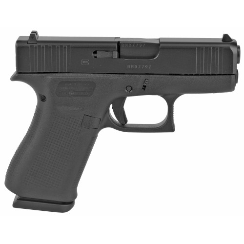 GLOCK 43X 9mm Sub-Compact Striker-Fired Pistol with 10-Round Capacity and Fixed Sights