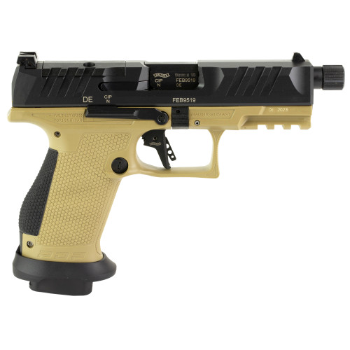 Walther PDP Pro 9mm Compact Semi-Automatic Handgun with Threaded Barrel and Adjustable Sights