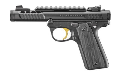 Ruger Mark IV 22/45 Lite .22 LR Semi-Automatic Pistol with 4.4-Inch Threaded Barrel