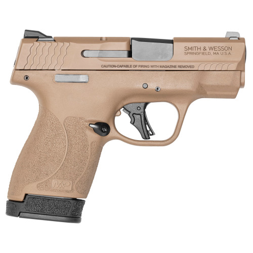Smith & Wesson Shield Plus 9mm Micro Compact Pistol with 13-Round Capacity in Flat Dark Earth * Model 13634