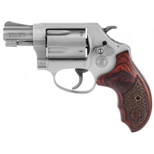 Smith & Wesson Performance Center Model 637 Revolver with 1.88-inch Barrel, 38 Special, Stainless Steel, Fixed Sights