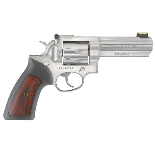 Ruger GP100 .357 Magnum Revolver with 4.2-Inch Barrel and Adjustable Sights Ruger GP100 .357 Magnum Revolver with 4.2-Inch Barrel and Adjustable Sights