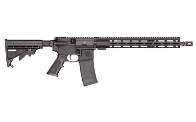 Smith & Wesson M&P15 Sport III 5.56 NATO Semi-Automatic Rifle with Collapsible Stock, 16-inch Barrel, Black