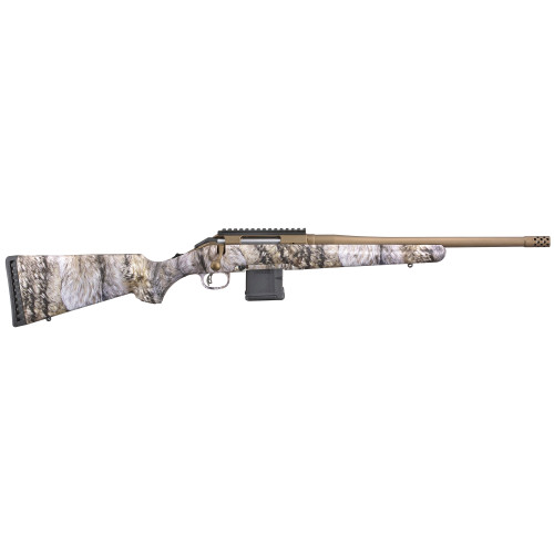Ruger American Rifle in 223 Remington with 16.12-inch Barrel - Bronze Synthetic Stock
