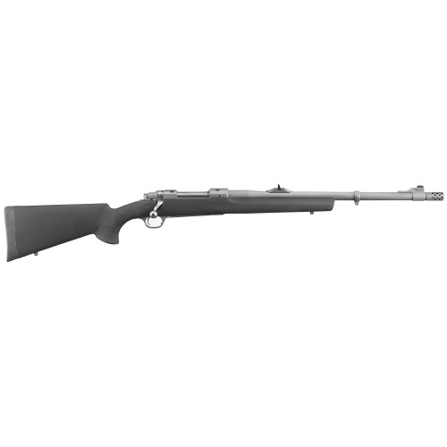 Ruger Hawkeye Alaskan .300 Winchester Magnum Bolt-Action Rifle with Hogue Overmolded Stock and Muzzle Brake System