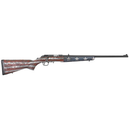 Ruger American Rimfire LRT Rifle in 22 LR with American Heartland Wood Stock and 10-Round Magazine