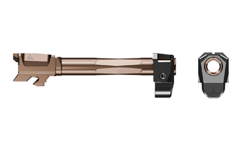 Radian Weapons RAMJET Afterburner and Ramjet Barrel for Glock 48 - 9mm, Bronze Finish Radian Weapons RAMJET Afterburner and Ramjet Barrel for Glock 48 - 9mm, Bronze Finish