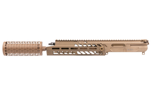 Sig Sauer MCX-SURG, Suppressed Upper Receiver Group, 11.5 Barrel, .223 Remington/5.56NATO, Direct Thread 7.3 Reduced Blow-Back 5.56 Inconel Suppressor with Titanium Heat Shield, Anodized Finish, Flat Dark Earth, Includes Light Weight Low-Profile H... Sig Sauer MCX-SURG, Suppressed Upper Receiver Group, 11.5 Barrel, .223 Remington/5.56NATO, Direct Thread 7.3 Reduced Blow-Back 5.56 Inconel Suppressor with Titanium Heat Shield, Anodized Finish, Flat Dark Earth, Includes Light Weight Low-Profile H...