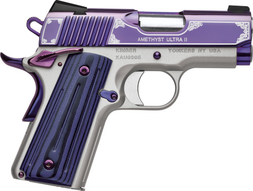 Kimber Amethyst Ultra II 9mm Semi-Auto Pistol with Purple PVD Finish and Tritium Sights