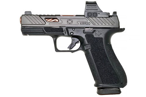 Shadow Systems XR920 Elite 9mm Semi-Auto Pistol with Green Tritium Sights and Black Nitride Finish