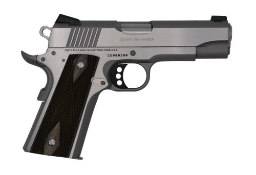 Colt Combat Commander .45 ACP Stainless Steel Semi-Auto Pistol with 8-Round Capacity