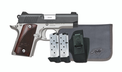 Kimber Micro 9 Two-Tone 9mm Semi-Auto Pistol with Desantis Pro Seal Holster