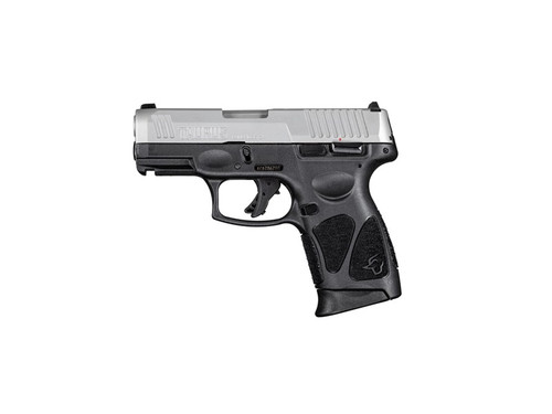Taurus G3C 9mm Semi-Auto Pistol with Matte Stainless Finish and Black Serrated Sights
