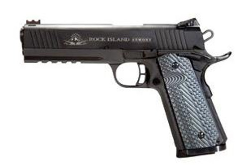 Rock Island Armory M1911-A1 Tactical 2011 VZ .45 ACP Semi-Auto Pistol with Parkerized Finish and Adjustable Sights