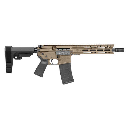 Diamondback Firearms Carbon DB15 Pistol in 5.56 NATO with Flat Dark Earth Finish and SBA3 Brace