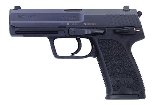 Heckler & Koch USP40 V1 Semi-Auto Pistol in 40 S&W with 13-Round Magazines