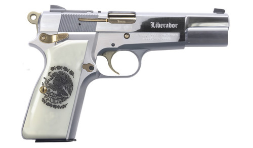 EAA Corp MCP35 Librador 9mm Semi-Auto Pistol with Polished Stainless Steel Finish EAA Corp MCP35 Librador 9mm Semi-Auto Pistol with Polished Stainless Steel Finish