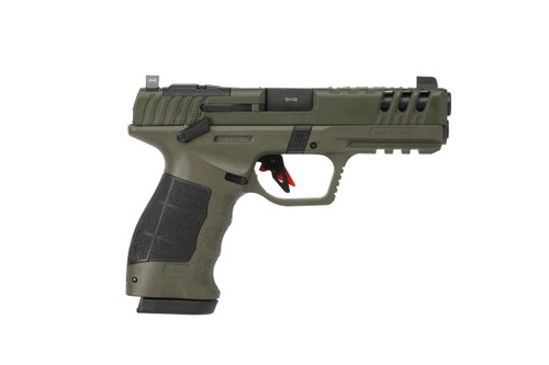 SAR Firearms SAR9 Gen 3 9mm Semi-Auto Pistol with OD Green Cerakote Finish and Tritium Night Sights