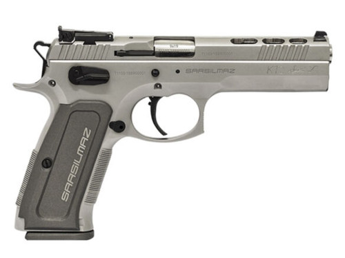 SAR Firearms K12 Sport X 9mm Semi-Auto Pistol with Stainless Finish and Adjustable Target Sights