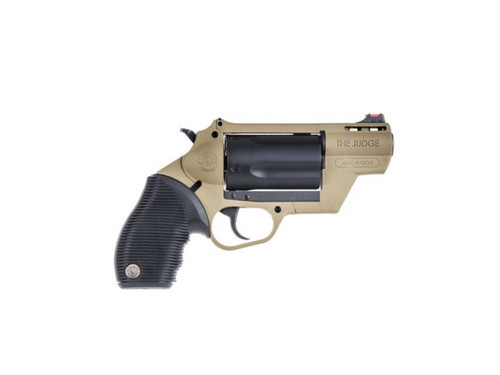 Taurus Public Defender Polymer Revolver 2-441021FDE in Flat Dark Earth with Red Fiber Optic Sights