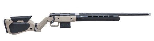 HOWA M1500 HERA H7 Bolt Action Rifle in 308 Winchester with Tan Synthetic Stock and Matte Blue Finish