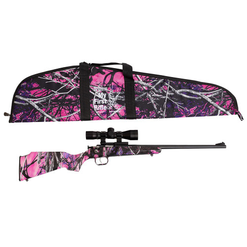 Keystone Sporting Arms Crickett .22 LR Single Shot Rifle with Camo Stock and Scope Package