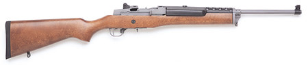Ruger Mini-14 Ranch Rifle in 223 Rem | 5.56 NATO with Stainless Finish and Wood Stock