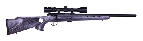 Savage Arms Mark II BTVXP Bolt Action Rifle with 22 LR Caliber and Scope