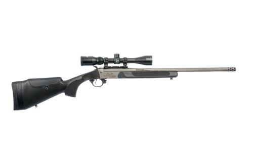 Traditions Outfitter G3 Pro 35 Whelen Single Shot Rifle with Stainless Cerakote Finish and QD Forend Scope Package