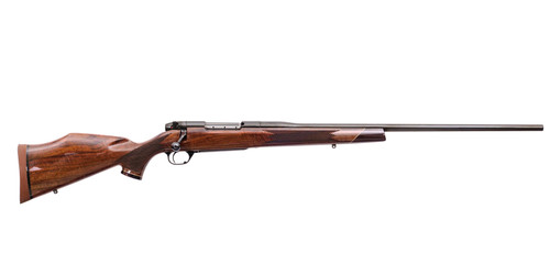 Weatherby Mark V Deluxe 7mm WBY Mag Bolt Action Rifle with High-Gloss Blue Finish
