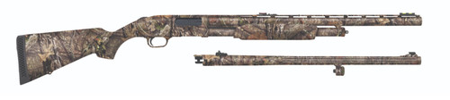 Mossberg 500 Combo Shotgun with Mossy Oak Break-Up Country Finish and Fiber Optic Sights - Part 53270
