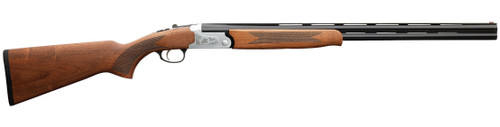 Charles Daly 202 Over/Under 28 Gauge Shotgun with Black Chrome Finish and Checkered Walnut Stock