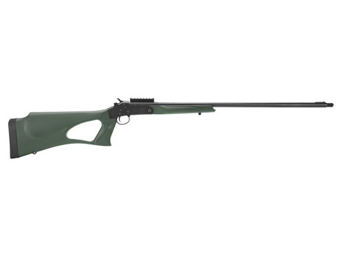 Savage Arms M301 Turkey Shotgun - 410 Bore, Single Shot, Black Finish with Synthetic OD Green Thumbhole Stock