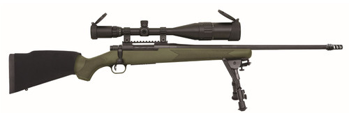 Mossberg Patriot Night Train Bolt Action Rifle in 300 Win Mag with Synthetic O.D. Green Stock and 24-Inch Barrel
