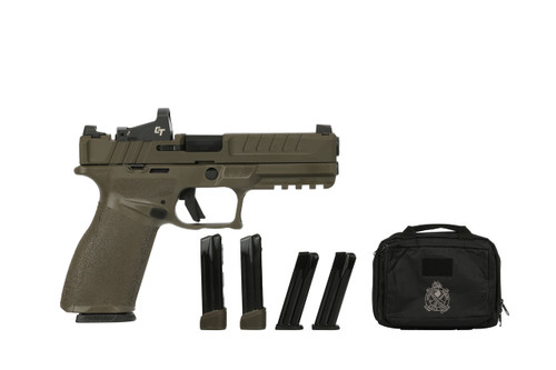 Springfield Armory Echelon 9mm Semi-Auto Pistol with Olive Drab Green Cerakote Finish and Red Dot Optic Mounting System Springfield Armory Echelon 9mm Semi-Auto Pistol with Olive Drab Green Cerakote Finish and Red Dot Optic Mounting System