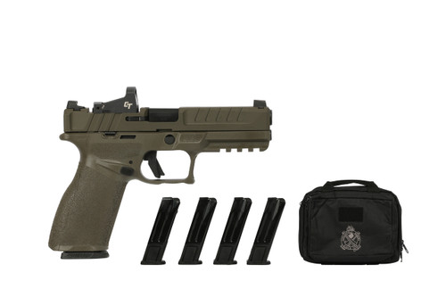 Springfield Armory Echelon 9mm Semi-Auto Pistol with Olive Drab Green Cerakote Finish and Red Dot Optic Mounting System EC9459GLC-U-GU25 Springfield Armory Echelon 9mm Semi-Auto Pistol with Olive Drab Green Cerakote Finish and Red Dot Optic Mounting System EC9459GLC-U-GU25